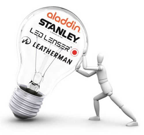 новые Led Lenser Leatherman Aladdin Stanley